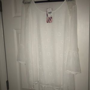 Brand New White Lace Blouse